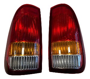 Par Lanterna Traseira Ford F250 Original Cibié Ambos Lados Tricolor
