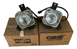 Par Farol Milha Gol G3 99/ 05 Cibié Original Novo Cristal