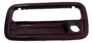 Moldura Maçaneta Externa Porta Diant Le Omega 93/98 Vermelho Dianteira