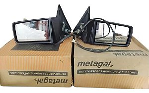 Par Retrovisor Elétrico Gm Opala 91/92 Novo Original Metagal