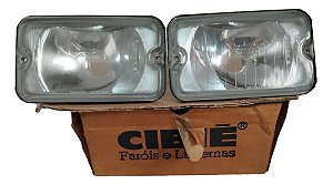 Par Bloco Ótico Farol Milha Serra Ii 2 Cibie Original Novo