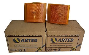 Par Pisca Lateral Silverado Arteb 2500073/2500074 Âmbar