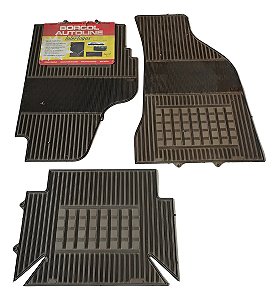 Tapete Borracha Marrom Fiat Tempra Borcol Original Época Marrom