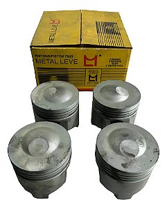 Jogo Pistão Ford Corcel 1.6 Até 83 Álcool 0,50 Metal Leve