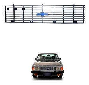 Grade Opala 80 81 82 Emblema Gravata Pequena Caravan Radiado Fosco