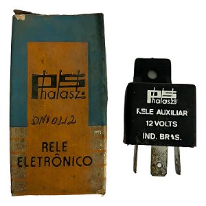 Relé Auxiliar 12v 4 Pinos Halasz Dn10112 Original 12v