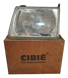 Farol Ford Escort 84 / 86 Ghia Xr3 Original Cibié Bi-odo Esquerdo/motorista
