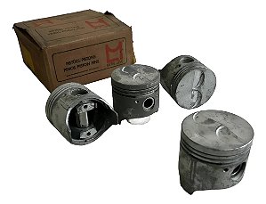 Jogo Pistao Fiat 147 1050 Gasolina Std Metal Leve P1179