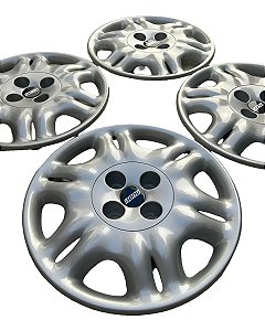 Jogo Calotas Fiat Marea Weekend Brava Original Fiat 46528338 Cinza