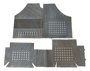 Jogo Tapete Borracha Borcol Ford Corcel Ii Cinza Original  Cinza