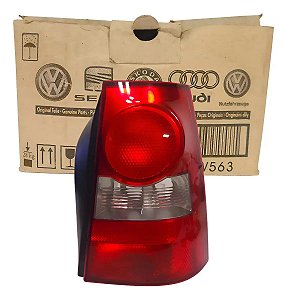 Lanterna Parati G4 06 10 Lente Ré Fumê Acrílico Original Vw Direito/passageiro Bicolor / Ré Fumê