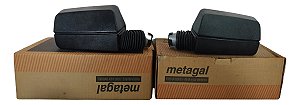 Par Retrovisor Gm Chevette 83 / 86 Fixo Original Metagal