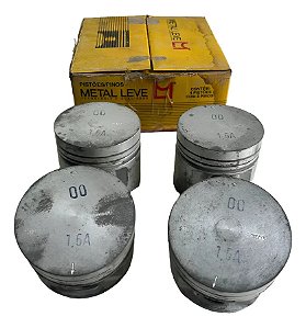 Jogo Pistão Gm Monza 1.6 Álcool Std Metal Leve Pa1282