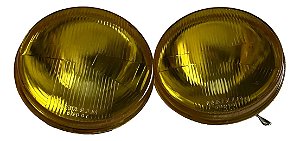 Par De Farol Carello Super Amarelo Original Raríssimo Amarelo