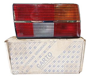 Lanterna Traseira Gm Monza Classic Original Carto Germany  Direito Tricolor Friso Preto