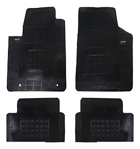 Jogo Tapete Borracha Borcol Milano Original Hb20 Sedan Hatch Preto