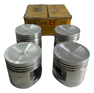 Kit Pistão Metal Leve Gol 1.6 Voyage Parati 1,00 Gasolina