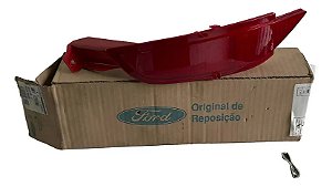 Refletor Traseiro Esquerdo New Fiesta 14 / 19 Original Ford Vermelho