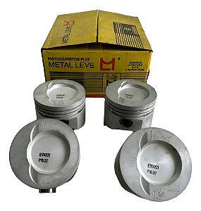 Kit Pistão Del Rey Metal Leve Original Cht 1.6 Álcool Std