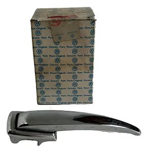 Maçaneta Externa Kombi Corujinha Até 1975 S/chave 113837206 Prateado Dianteira