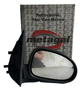 Retrovisor Vw Gol G2 95/99 4p Fixo Ld Metagal Aw20g2600