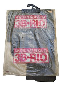 Jogo Tapete Borracha Fiat Tipo 3b Rio Original Época Preto