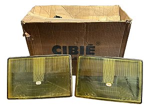 Par Lente Farol Opala 80 / 87 Cibié Bi Iodo Amarelo Original