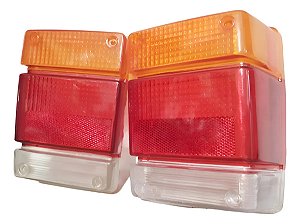 Par Lente Lanterna Traseira Chevy Marajó Original Cibié Novo Tricolor