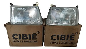 Par Farol Ford Escort 83 / 86 Xr3 Mk3 Cibié Original Direito