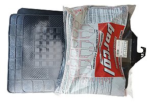 Jogo Tapete Borracha Ford Ka 15 / 20 Original Borcol Preto