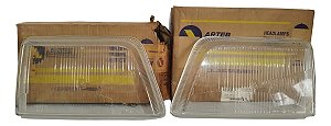 Par Lente Farol Vidro Monza 82 / 87 Arteb Original