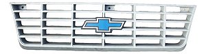 Grade Opala Comodoro 88 89 90 Nova Original Gm Com Emblema Prateado Ambos Lados