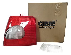 Lente Lanterna Traseira Tempra 96/99 Cibié Original Esq Bicolor