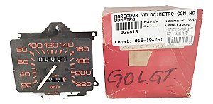 Velocímetro 220km C/odômetro Vw Gol Gt 84/ Vermelho Original Original