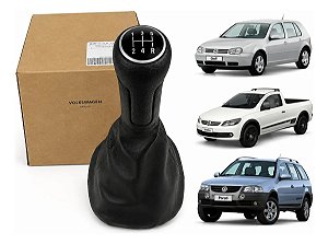 Manopla Câmbio Gol Parati Saveiro G4 2006/2010 Original Vw Preto