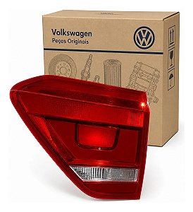 Lanterna Tampa Traseira Fox 2015/2021 Ld Original Vw Direito/passageiro Bicolor