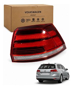 Lanterna Traseira Direita Golf Variant 18/21 Original Vw Led Direito/passageiro Bicolor