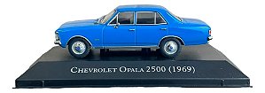 Miniatura Chevrolet Opala 2500 1969 Escala 1:43 Coleção Azul