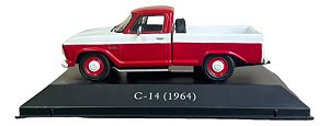 Miniatura Chevrolet C-14 1964 Escala 1:43 Colecionável Vermelho