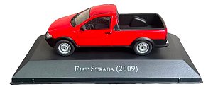 Miniatura Fiat Strada 2009 Escala 1:43 Coleção Vermelho