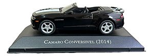 Miniatura Chevrolet Camaro Conversível 2014 Escala 1:43 Preto