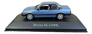 Miniatura Chevrolet Monza Sl 1988 Escala 1:43 Coleção Azul