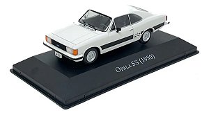 Miniatura Chevrolet Opala Ss 1980 Série Ouro 1:43 Branco Metal - Ed 18