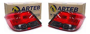 Lanterna Traseira Gm Onix 2012 A 2019 Original Arteb Fumê Ambos Lados Original
