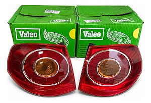 Par Lanterna Traseira Spacefox 2006/2008 Original Valeo Ambos Lados Tricolor
