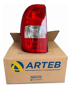 Lanterna Traseira Saveiro G3 2002/2003 Original Arteb Nova Esquerdo/motorista Bicolor