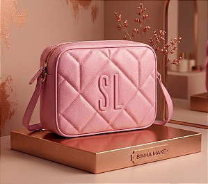 Bolsa Transversal Matelassê SL – Rosa Candy