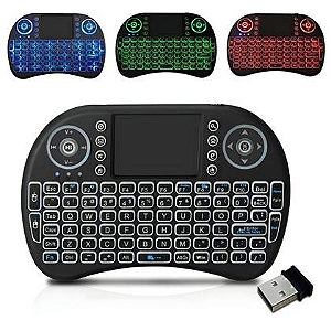 Mini teclado iluminado Touchpad Sem fio B-Max