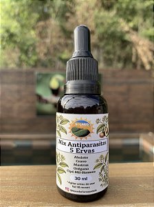 Mix 5 Ervas Antiparasitários 30 ml