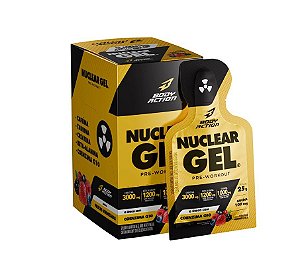 NUCLEAR RUSH GEL SACHÊS FRUTAS VERMELHAS BODY ACTION